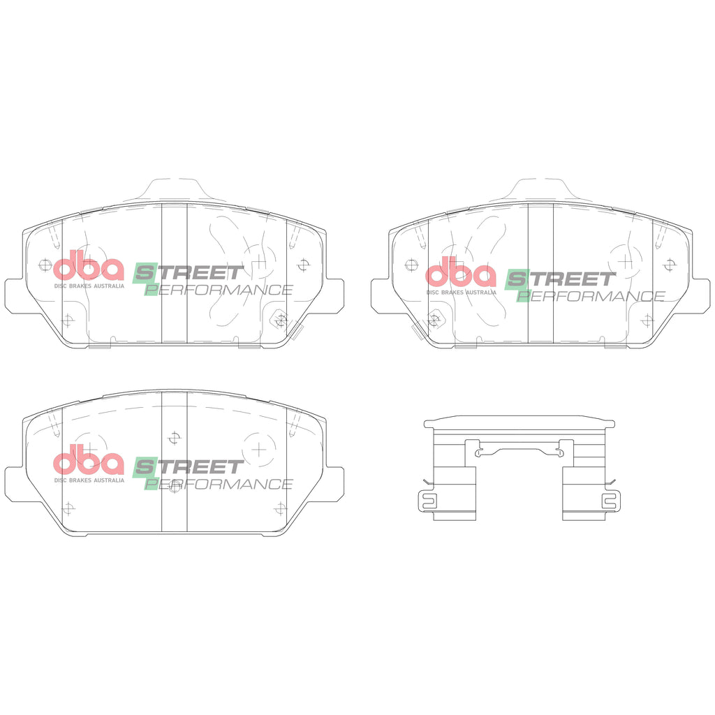 Pastiglie freni Street Performance - asse anteriore - Hyundai Kona N 2021 / Hyundai i-30 N PD 2017-2021