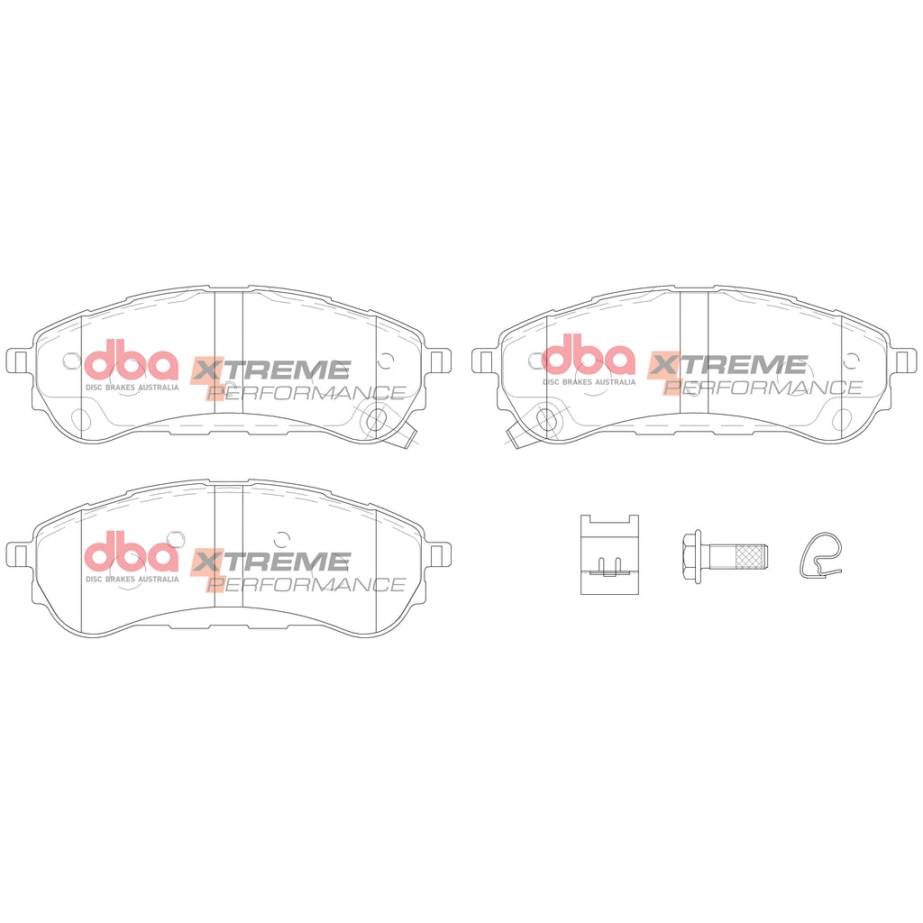 Kit dischi e pastiglie Xtreme Performance T3 scanalato - Ford Ranger 2019-2023 - DBA43109S-15016XP
