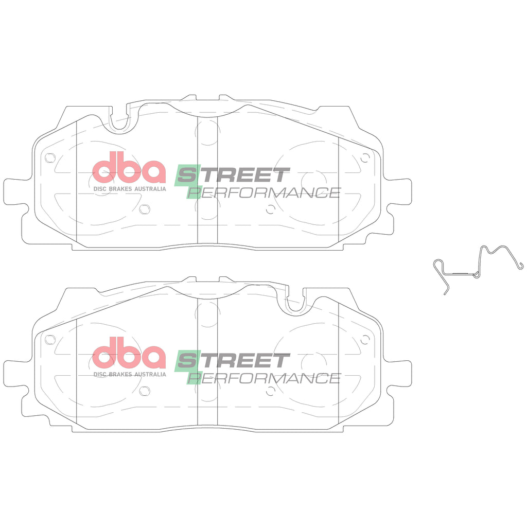 Pastiglie freni Street Performance - asse anteriore - Audi A6 quattro Avant C8 2018 / Audi A6 quattro C8 2018 / Audi A7 quattro 4G9 2018 / Audi A8 quattro D5 2017-2019 / Audi E-TRON (GEN) 2018-2021 (+18 modelli)