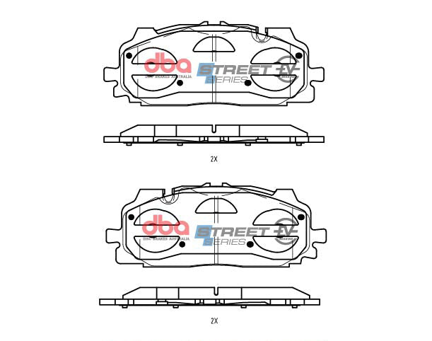 Pastiglie freni Street Series - Audi A6 quattro Avant C8 2018 / Audi A6 quattro C8 2018 / Audi A7 quattro 4G9 2018 / Audi A8 quattro D5 2017-2019 / Audi Q7 4M 2015-2020 (+13 modelli)