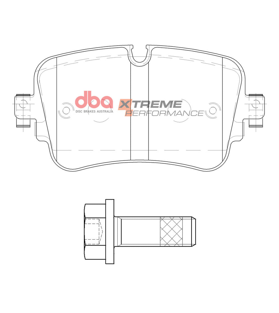 Pastiglie freni Xtreme Performance - asse posteriore - Audi E-TRON (GEN) 2018-2021 / Audi E-TRON Sportback (GEA) 2019-2021 / Audi Q7 4M 2015-2020 / Audi Q8 2018 / Audi SQ7 4M 2016