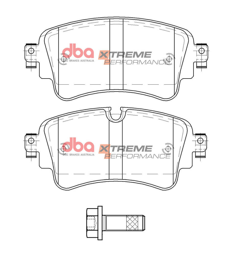 Pastiglie freni Xtreme Performance - asse posteriore - Audi A4 Allroad quattro Mk2 2016 / Audi A4 B9 2015 / Audi A4 quattro B9 2015 / Audi A5 B9 2016-2017 / Audi A5 Cabrio B9 2017 (+13 modelli)