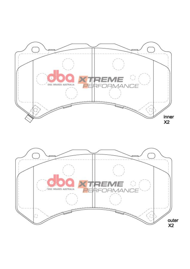 Pastiglie freni Xtreme Performance - asse anteriore - Dodge Durango SRT Hellcat 2021 / Jeep Grand Cherokee 2018