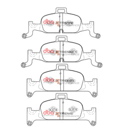 Pastiglie freni Xtreme Performance - asse anteriore - Audi A4 Allroad quattro Mk2 2016 / Audi A4 B9 2015 / Audi A4 quattro B9 2015 / Audi A5 B9 2016-2017 / Audi A5 Cabrio B9 2017 (+9 modelli)