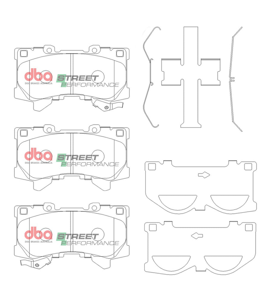 Kit dischi e pastiglie Street Performance T2 scanalato - Toyota Landcruiser 250 series 2024 / Toyota Landcruiser 300 series 2021 - DBA3770S-15077SP