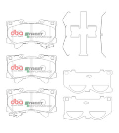 Kit dischi e pastiglie Street Performance T2 scanalato - Toyota Landcruiser 250 series 2024 / Toyota Landcruiser 300 series 2021 - DBA3770S-15077SP