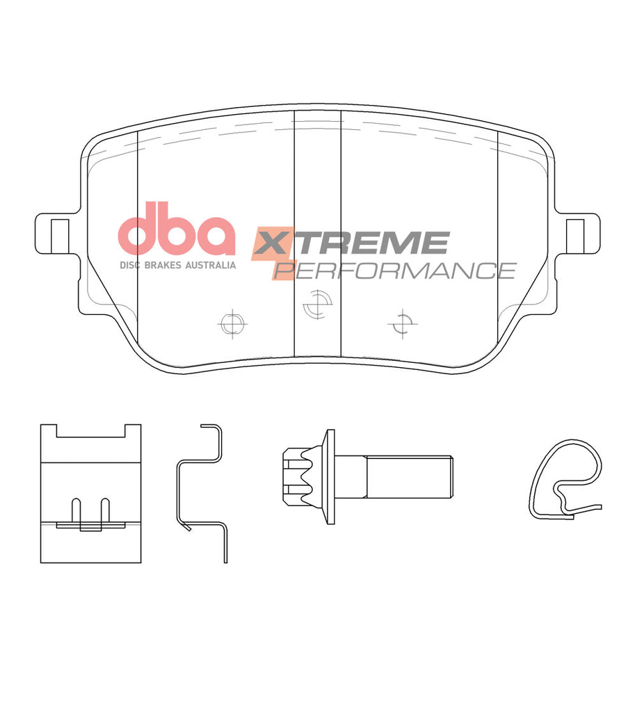Pastiglie freni Xtreme Performance - asse posteriore - Mercedes-Benz A-Class (W177) A160 2018 / Mercedes-Benz A-Class (W177) A160D 2019 / Mercedes-Benz A-Class (W177) A180 2018 (+57 modelli)
