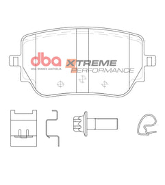 Pastiglie freni Xtreme Performance - asse posteriore - Mercedes-Benz A-Class (W177) A160 2018 / Mercedes-Benz A-Class (W177) A160D 2019 / Mercedes-Benz A-Class (W177) A180 2018 (+57 modelli)