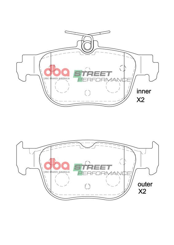 Kit dischi e pastiglie Street Performance T2 scanalato - Audi A3 8Y 2020-2023 / Audi A3 quattro 8Y 2020-2023 / Cupra Formentor 2020-2023 / Cupra Leon 2022-2023 / Volkswagen Golf (Mk8) 2019-2022