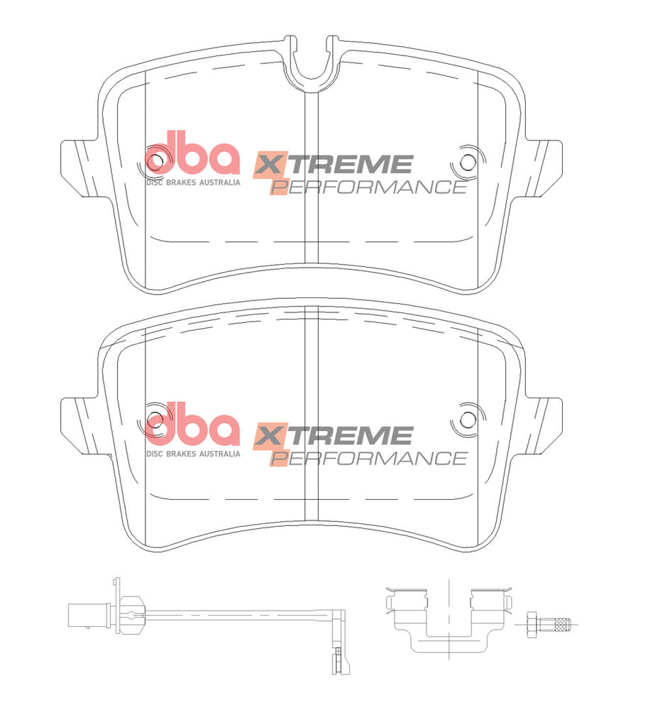 Pastiglie freni Xtreme Performance - asse posteriore - Audi A6 C7 / 4G 2011-2018 / Audi A6 allroad quattro C7 2012-2018 / Audi A6 quattro Avant C7 / 4G 2011-2018 / Audi A6 quattro C7 / 4G 2011-2018 (+13 modelli)