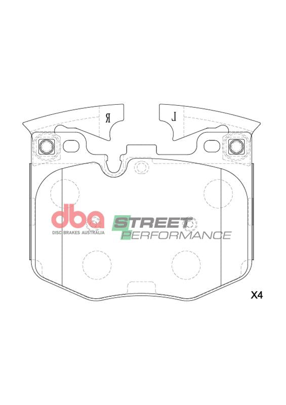 Pastiglie freni Street Performance - asse anteriore - BMW Serie 3 (G20) 318 2019-2020 / BMW Serie 3 (G20) 320 2019-2020 / BMW Serie 3 (G20) 330 2019 / BMW Serie 3 (G20) 330e 2019 (+55 modelli)