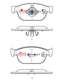 Pastiglie freni Volvo XC40 / XC60 / XC90 / V60 / S60 / S90 / Polestar 2 2017 On F - Volvo S60 (Mk3) B4 2020 / Volvo S60 (Mk3) B5 2020 / Volvo S60 (Mk3) T4 2019 / Volvo S60 (Mk3) T5 2018 / Volvo S60 (Mk3) T6 2018 (+37 modelli)