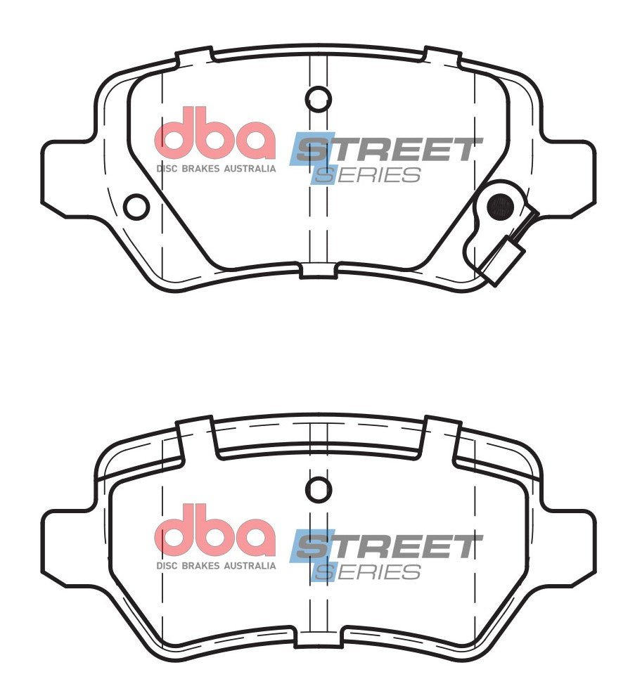 Pastiglie freni Street Series ceramico - asse posteriore - Holden Astra 1998-2005 / Holden Astra AH 2005-2008 / Opel Astra (G) 2000-2005 / Opel Astra (G) OPC 1999-2004 / Opel Astra (H) 2004-2010 (+25 modelli)