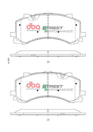 Pastiglie freni Street Performance - asse anteriore - Audi Q7 4M 2015-2020 / Audi Q8 2018 / Audi SQ7 4M 2016 / Audi SQ8 2019-2024 / Volkswagen Touareg (3rd Gen) 2018 (+1 modelli)