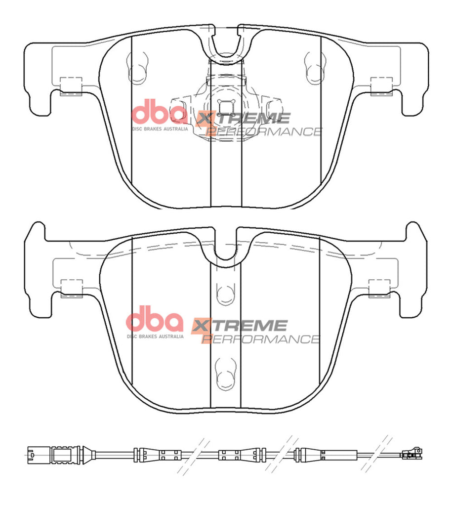 Pastiglie freni Xtreme Performance - asse posteriore - BMW Serie 3 (F30) 330 2012-2019 / BMW Serie 3 (F30) 335 2012-2019 / BMW Serie 3 (F30) 340 2015-2019 / BMW Serie 3 (F30) ActiveHybrid 3 2012-2015 (+32 modelli)