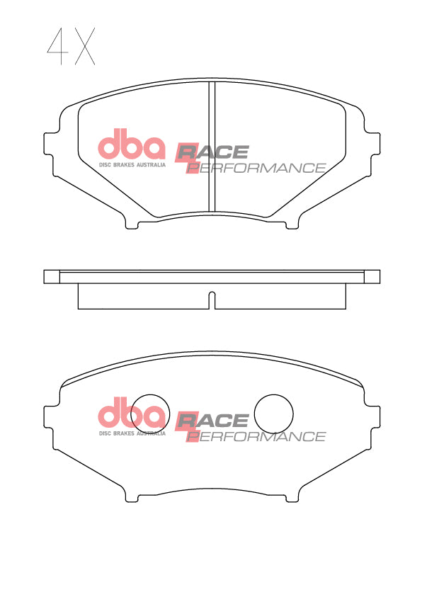 Pastiglie freni Race Performance - pastiglia 16,3 mm - asse anteriore - Mazda RX8 ROTARY 2003-2012