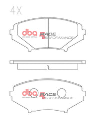 Pastiglie freni Race Performance - pastiglia 16,3 mm - asse anteriore - Mazda RX8 ROTARY 2003-2012