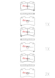 Pastiglie freni Race Performance - pastiglia 14,7 mm - asse anteriore - Toyota Corolla GR 2023 / Toyota Yaris GR 2020