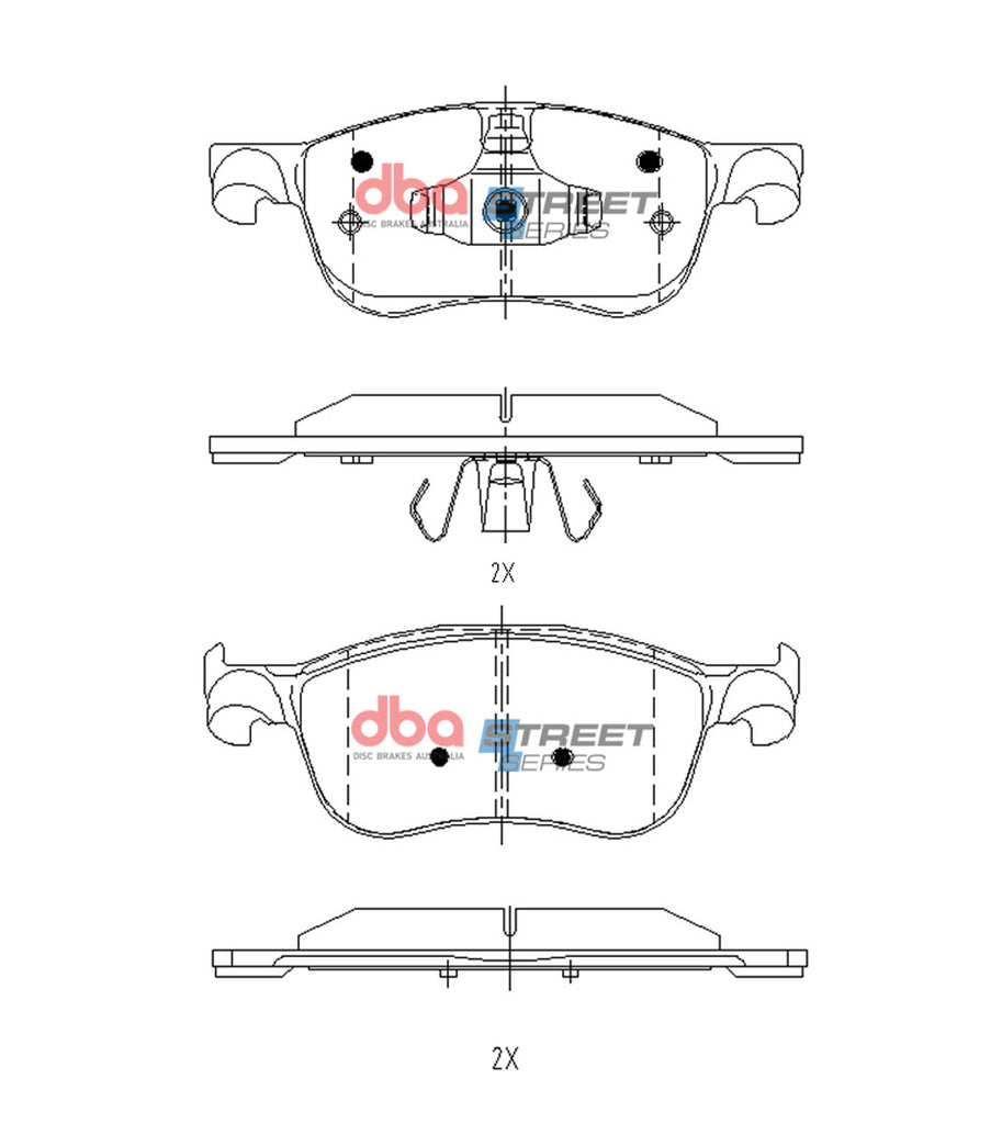 Pastiglie freni Street Series - asse anteriore - Ford Fiesta (Mk8) 2018