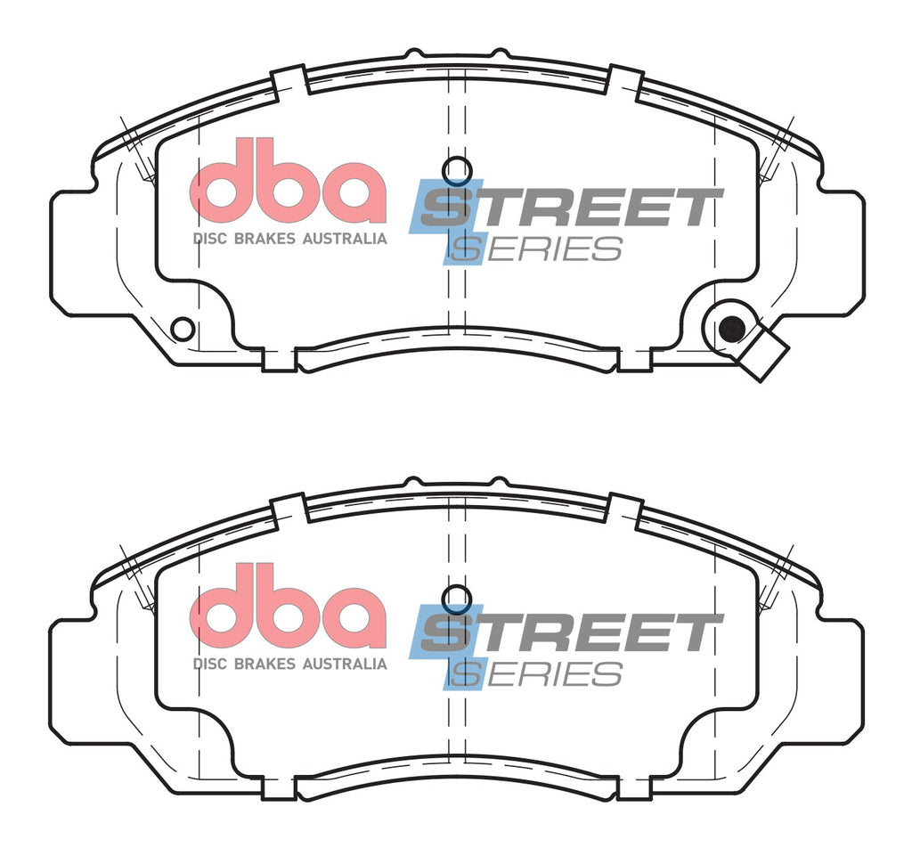 Pastiglie freni Street Series ceramico - asse anteriore - Honda Civic (8th Gen) FD1 2007-2012 / Honda Stepwagon 2005-2009