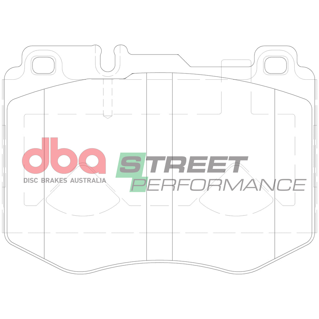 Pastiglie freni Street Performance - asse anteriore - Mercedes-Benz C-Class (W205) C250 2014 / Mercedes-Benz C-Class (W205) C250 TD 2014 / Mercedes-Benz C-Class (W205) C250 TD 4Matic 2014 (+37 modelli)