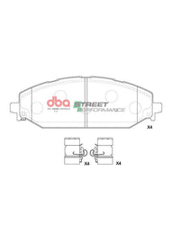 Pastiglie freni Street Performance - asse anteriore - Dodge Ram Pick-Up 1500 2019 / Ram Trucks 1500 2019