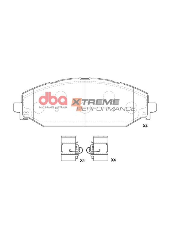 Pastiglie freni Xtreme Performance - asse anteriore - Dodge Ram Pick-Up 1500 2019 / Ram Trucks 1500 2019