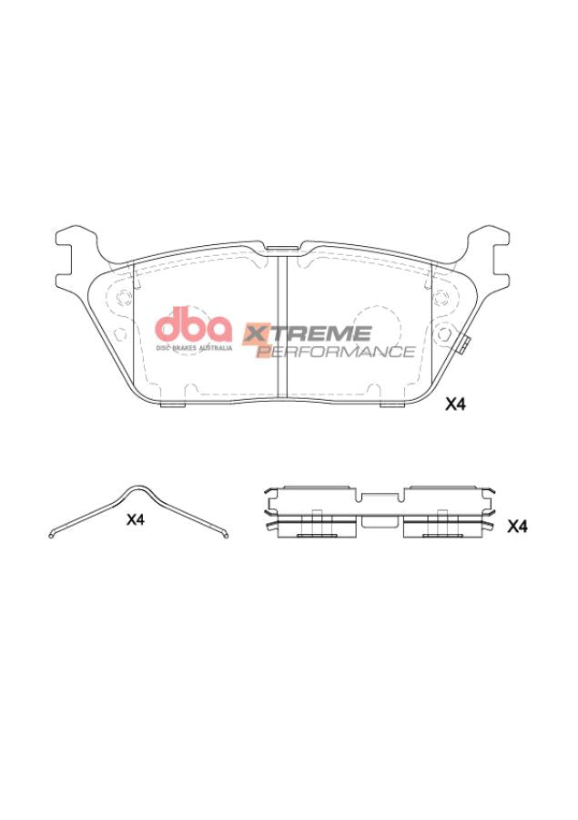 Kit dischi e pastiglie Xtreme Performance T3 scanalato - Dodge Ram Pick-Up 1500 2019 / Ram Trucks 1500 2019 - DBA43247S-15196XP
