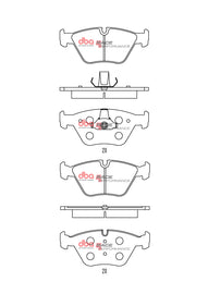 Pastiglie freni Race Performance - BMW Serie 3 (E46) 330 1999-2007 / BMW X3 (E83) 2003-2010 / BMW Z4 E85 2006-2009 / BMW Z4 E86 2006-2008 / MG 6 2013-2016 / MG ZT 2001-2005 (+2 modelli)
