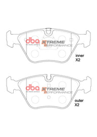 Pastiglie freni Xtreme Performance - asse anteriore - BMW Serie 3 (E46) 330 1999-2007 / BMW X3 (E83) 2003-2010 / BMW Z4 E85 2006-2009 / BMW Z4 E86 2006-2008 / MG 6 2013-2016 / MG ZT 2001-2005 (+2 modelli)