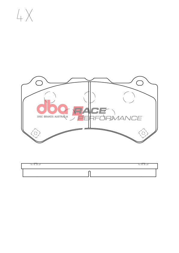 Pastiglie freni Race Performance - pastiglia 18,5 mm - asse anteriore - DB15287RP