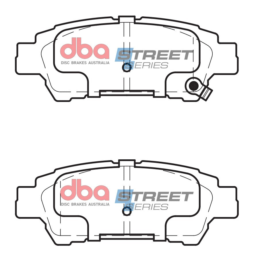 Pastiglie freni Street Series ceramico - asse posteriore - Toyota Alphard 2000-2008 / Toyota Avensis Verso 2001-2006 / Toyota Estima 2000-2006 / Toyota Lucida 2000-2006 / Toyota Previa 2001-2007