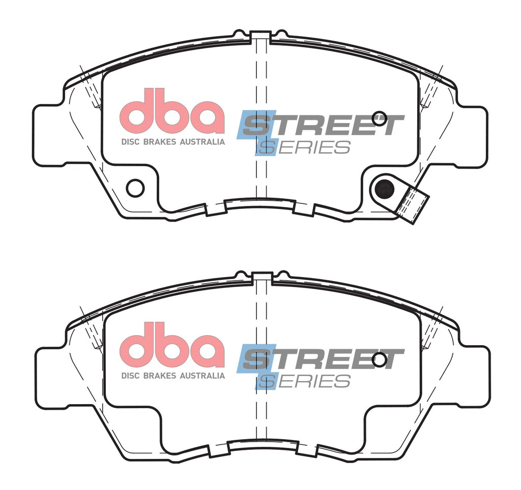 Pastiglie freni Street Series ceramico - asse anteriore - Honda Civic (5th Gen) EG5 1991-1996 / Honda Civic (5th Gen) EG6 1991-1996 / Honda Civic (5th Gen) EG8 1991-1996 (+30 modelli)