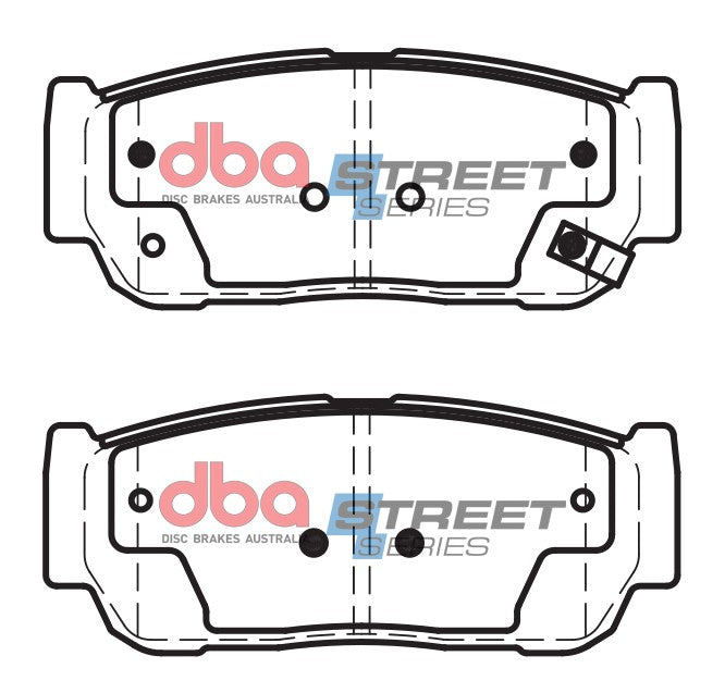 Pastiglie freni Street Series ceramico - asse posteriore - Ssangyong Rexton 2006-2017 / Ssangyong Rexton W 2014-2016 / Ssangyong Rodius 2005-2015 / Ssangyong Turismo 2013-2020