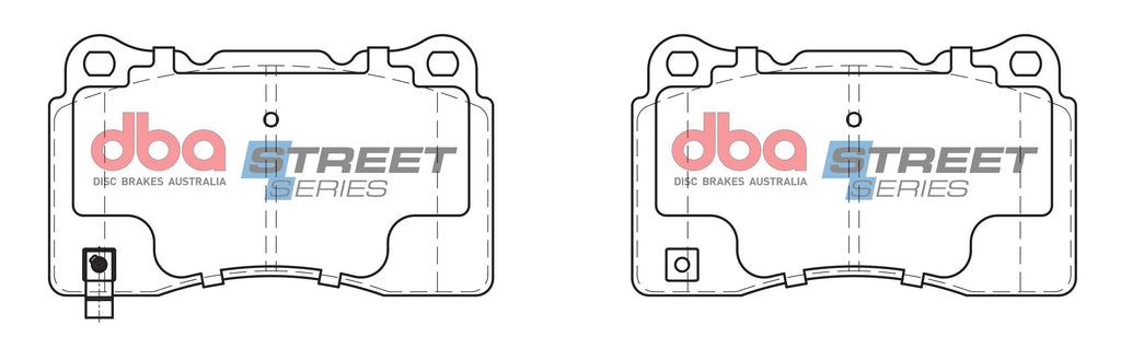 Pastiglie freni Street Series ceramico - asse anteriore - Cadillac ATS 2012-2016 / Cadillac CTS 2014 / Cadillac CTS-V 2004-2007 / Chevrolet Corvette (C7) Stingray 2013-2015 / Dodge Viper TA Package 2015 (+26 modelli)