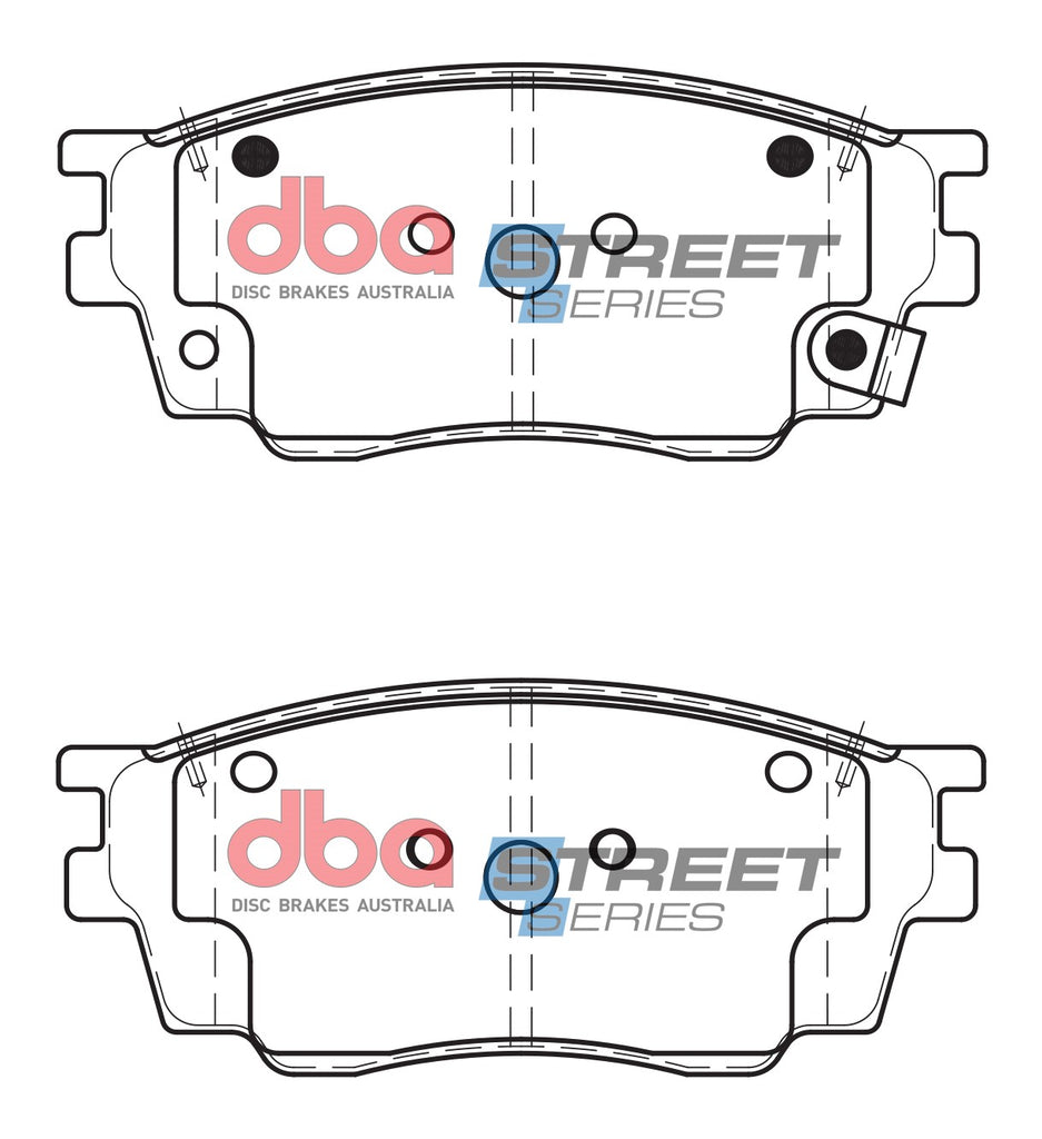 Pastiglie freni Street Series ceramico - pastiglia 14.9 mm - asse anteriore - Mazda 6 GG 2002-2008 / Mazda 6 GY 2002-2008