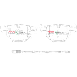 Pastiglie freni Street Performance - asse posteriore - BMW Serie 5 (E60) 520 2003-2010 / BMW Serie 5 (E60) 523 2004-2010 / BMW Serie 5 (E60) 525 2003-2010 / BMW Serie 5 (E60) 530 2003-2010 (+12 modelli)