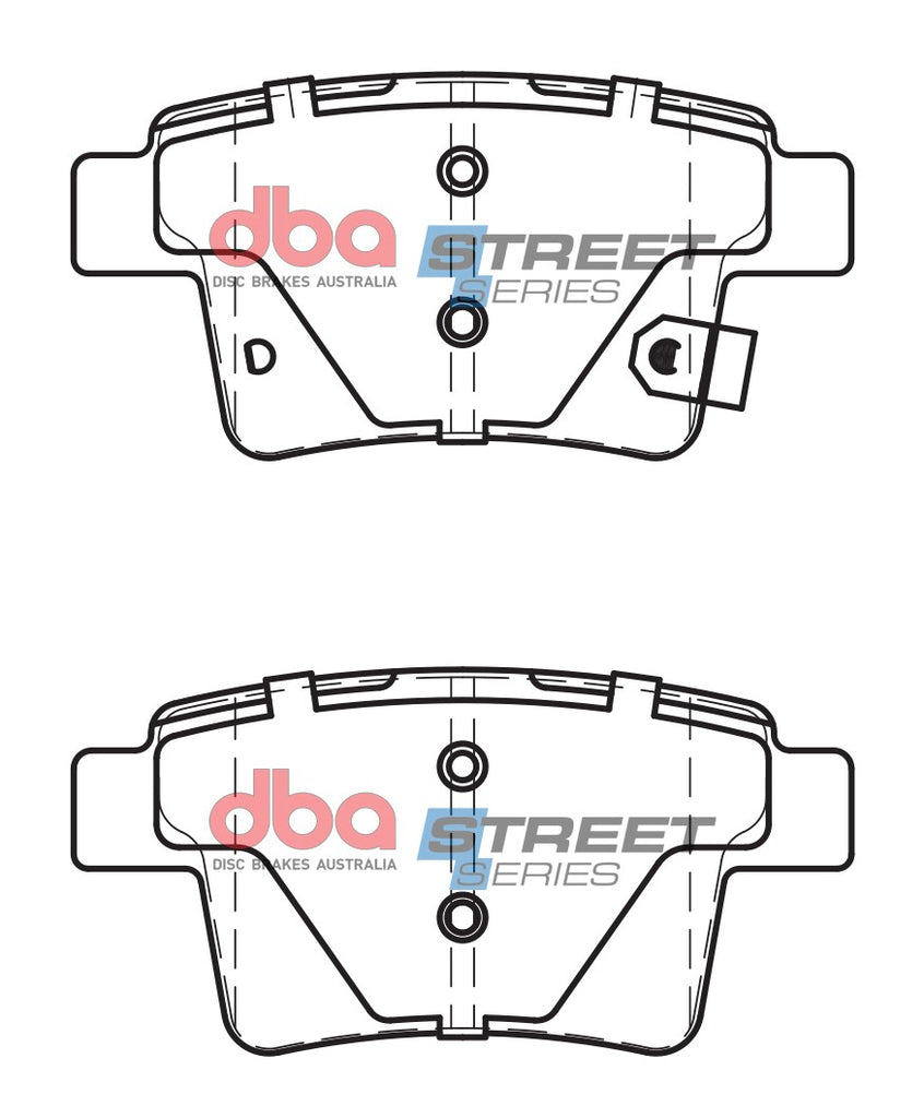 Pastiglie freni Street Series ceramico - asse posteriore - Ford Mondeo Station Wagon (Mk3) 2004-2007 / Ford Mondeo Berlina 2 volumi (Mk3) 2004-2007 / Ford Mondeo Saloon (Mk3) 2004-2007 (+1 modelli)
