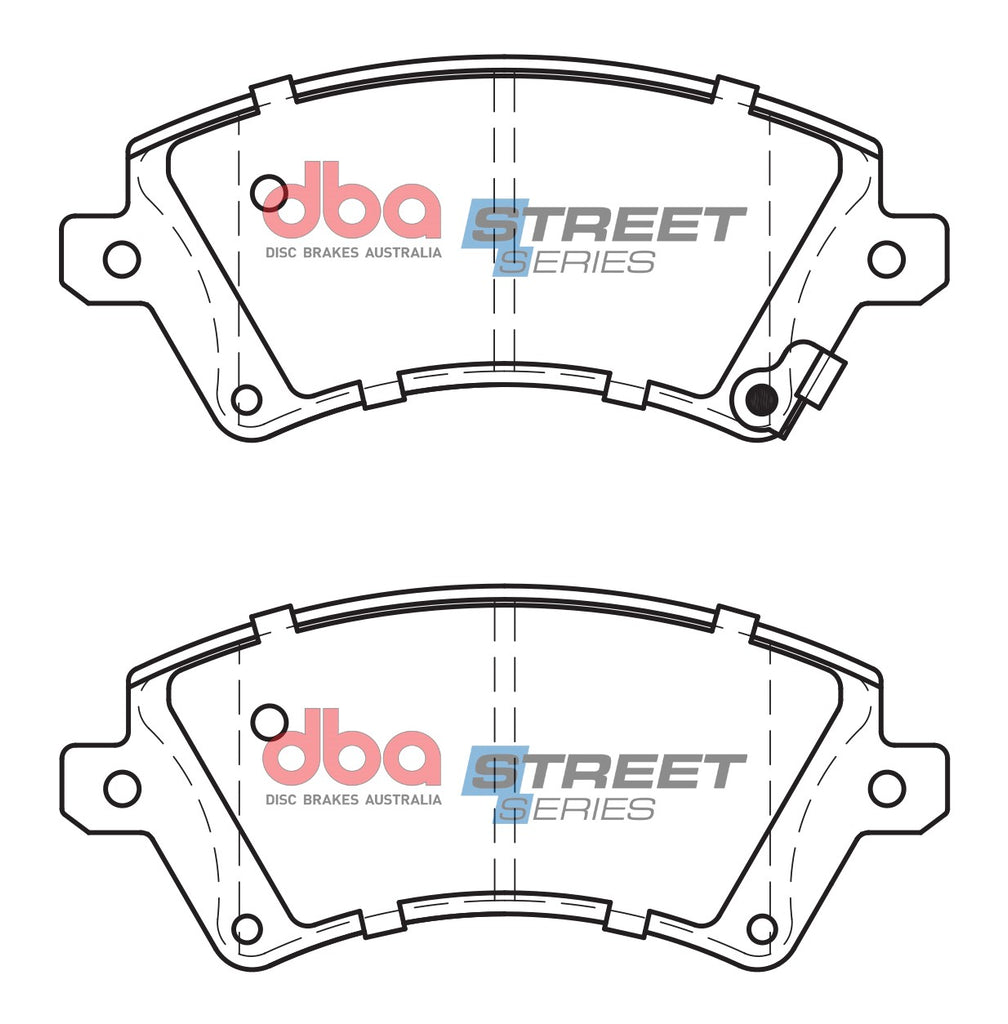 Pastiglie freni Street Series ceramico - pastiglia 16.4 mm - asse anteriore - Toyota Corolla CDE120 2002-2007 / Toyota Corolla NDE120 2004-2007 / Toyota Corolla ZZE120 2002-2007 / Toyota Corolla ZZE121 2002-2007 (+1 modelli)