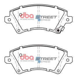 Pastiglie freni Street Series ceramico - pastiglia 16.4 mm - asse anteriore - Toyota Corolla CDE120 2002-2007 / Toyota Corolla NDE120 2004-2007 / Toyota Corolla ZZE120 2002-2007 / Toyota Corolla ZZE121 2002-2007 (+1 modelli)