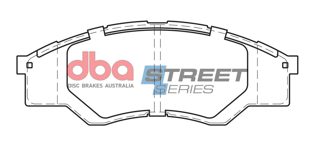 Pastiglie freni Street Series ceramico - asse anteriore - Toyota Hi-Lux (Extra Cab) KUN15 EXTRACAB 2005-2008 / Toyota Hi-Lux GGN 2005 / Toyota Hi-Lux KUN 2005 / Toyota Hi-Lux TGN 2005
