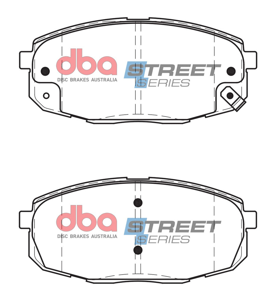 Pastiglie freni Street Series ceramico - asse anteriore - Hyundai i-30 FD 2007-2012 / Kia Carens 2002-2006 / Kia Cee'd (ED) 2007-2012 / Kia Pro-Cee'd (ED) 2008-2012