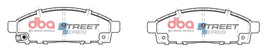 Pastiglie freni Street Series ceramico - asse anteriore - Fiat Fullback 2015 / Mitsubishi L 200 06-15 2006-2015 / Mitsubishi L200 MQ Series 2015