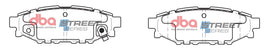 Pastiglie freni Street Series ceramico - asse posteriore - Subaru BRZ 2012-2022 / Subaru Forester 2008-2018 / Subaru Impreza 2007-2017 / Subaru Legacy 2003-2014 / Subaru Legacy BL5 2003-2010 (+7 modelli)