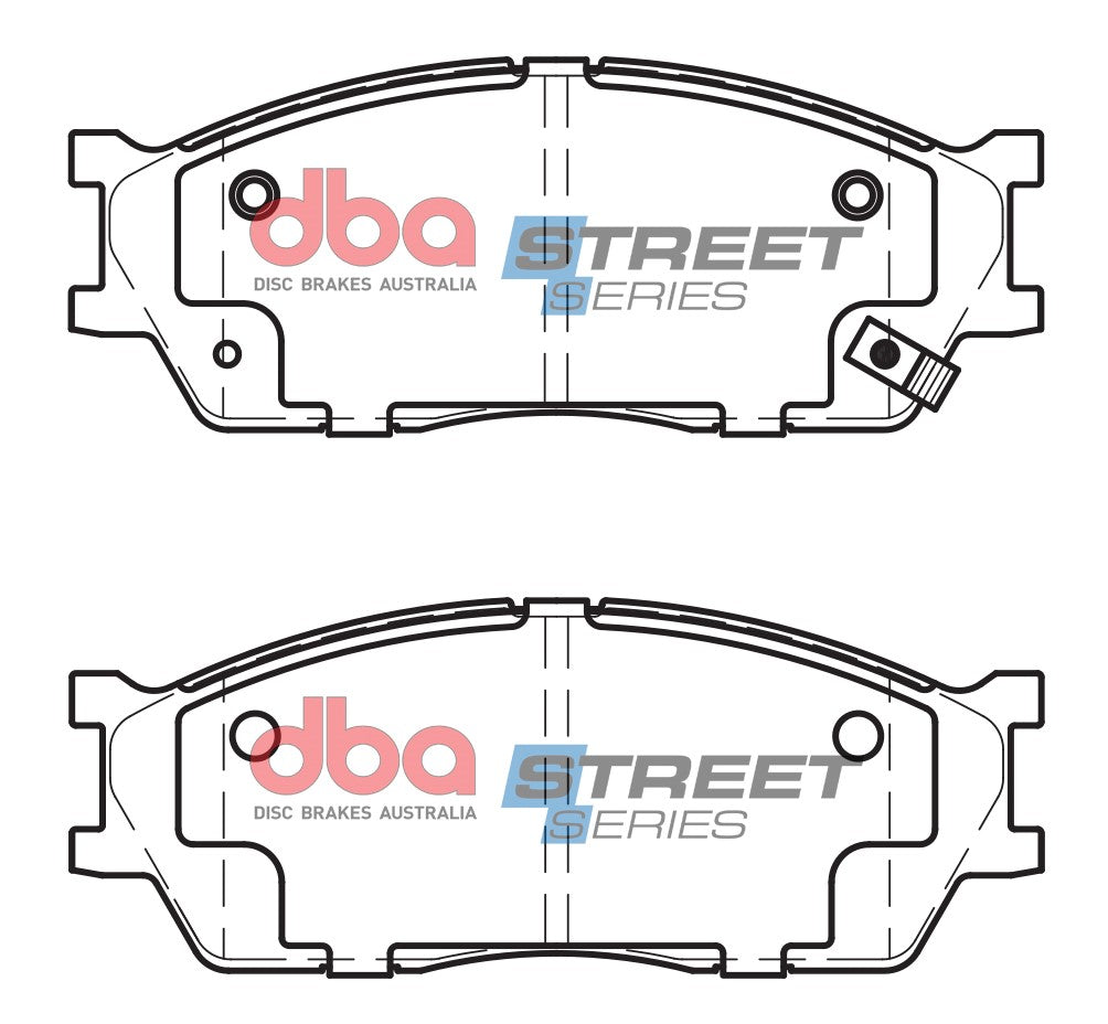 Pastiglie freni Street Series ceramico - asse anteriore - Kia Mentor 2001-2004 / Kia Rio (DC) 2002-2005 / Kia Shuma 2001-2009