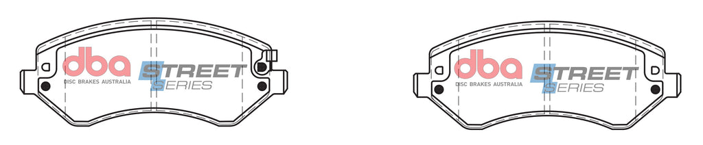 Pastiglie freni Street Series ceramico - asse anteriore - Chrysler Grand Voyager 2001-2002 / Chrysler Voyager 2001-2007 / Jeep Cherokee 2001-2007