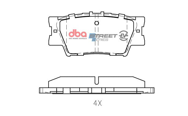 Pastiglie freni Toyota Corolla Hybrid 2010 On / Lexus Hybrid 2009 On / Toyota Sai Hybrid / Daihatsu Altis Hybrid 2013 On - Toyota Camry 2006-2018 / Toyota Rav 4 2006-2018