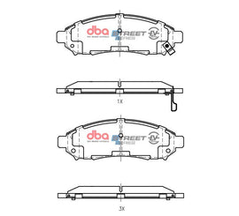 Pastiglie freni Nissan Leaf / E NV200 2012 On F - Nissan Leaf 2010-2014 / Nissan NV200 2014 / Nissan NV200 Combi 2014 / Nissan Navara D40 2005-2014 / Nissan Pathfinder 2005-2012