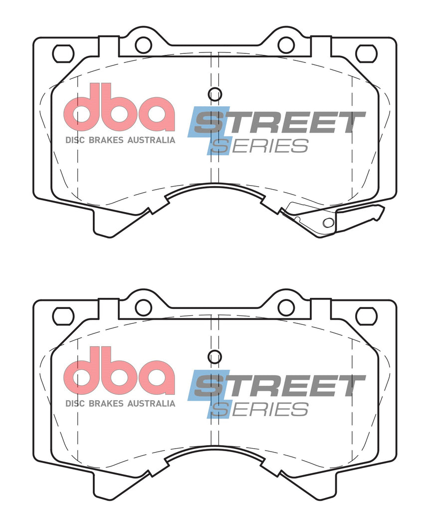 Pastiglie freni Street Series Semi metallic - asse anteriore - Lexus LX450 2015 / Lexus LX570 2007-2015 / Toyota Landcruiser 200 series 2007-2016 / Toyota Sequoia 2007-2010