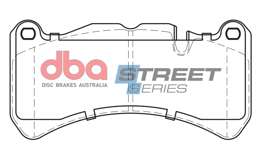 Pastiglie freni Street Series ceramico - asse anteriore - Ford Territory 2006-2011 / Lexus IS-F 2007 / Maserati GranCabrio 2010 / Maserati GranTurismo 2008 / Maserati Quattroporte (M139) 2007-2012 (+5 modelli)